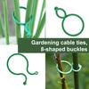 Garden Plant Clips Reusable Plant Support Ties Climbing Plants Clips Vine Support Clips for Indoor Outdoor Gardening