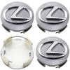 4pcs 62mm Lexus logo 3D car emblem Wheel Center Hub Cap auto Rim refit dust-proof badge covers sticker styling accessories AEK1