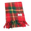 New Christmas Atmosphere Scarf Women's Winter Korean Retro Red Plaid with Warm Long Shawl Scarf