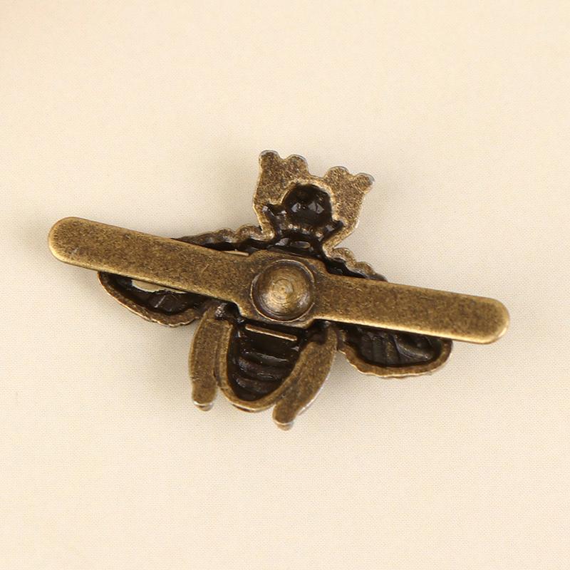 2 шт. металлическая пряжка в форме пчелы для украшения сумки, зажим для застежки, фурнитура для кожаной сумки для рукоделия, аксессуары для обуви