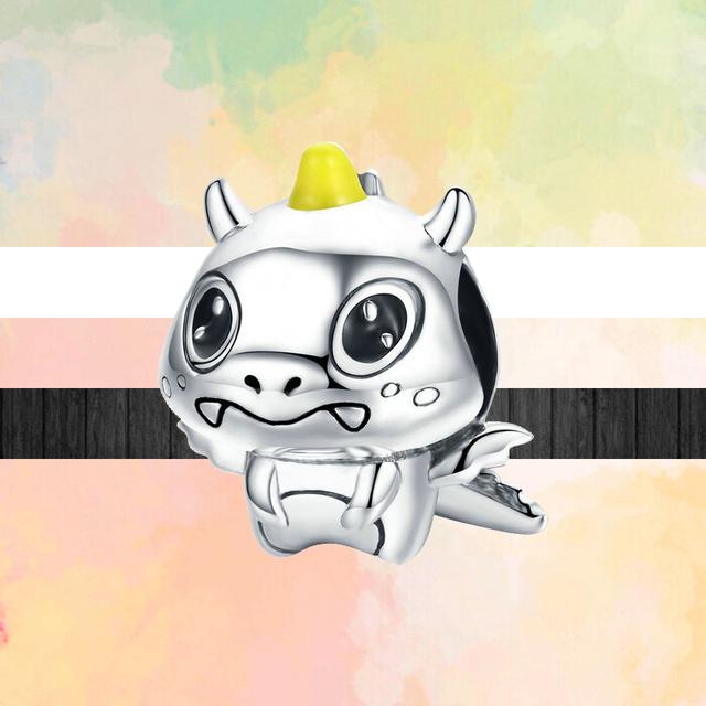 Новый стиль животных Lucky Cat Собака Панда Медведь Лев Змея Кролик Бусины «сделай сам» подходят оригинальные модные подвески Серебряный цвет Браслеты Ювелирные изделия