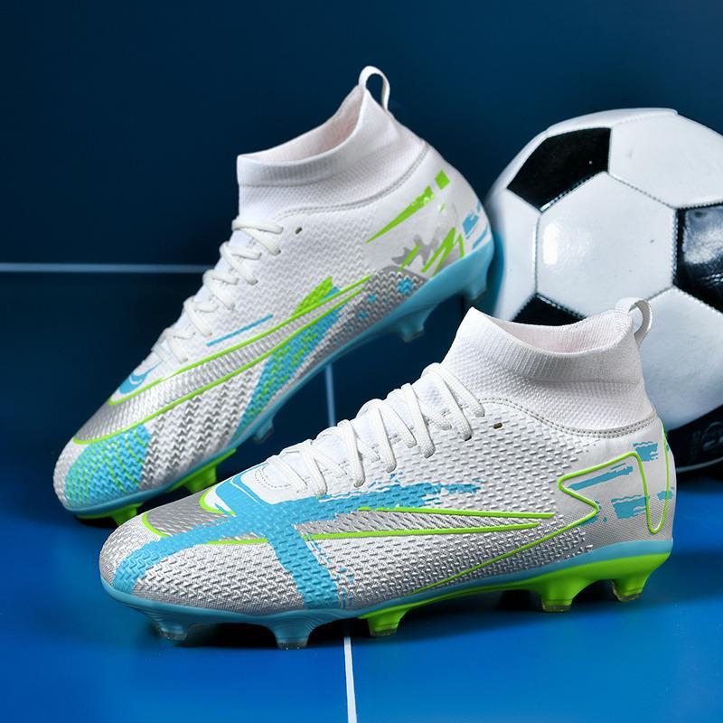 Высококачественные профессиональные футбольные бутсы мужские уличные FG/TF нескользящие мужские футбольные бутсы оригинальные высокие молодежные футбольные кроссовки