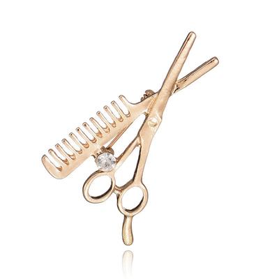 Хрустальный гребень, ножницы, брошь, шляпа, зажим для воротника, хиджаб, булавки, броши, свадьба