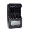 LiitoKala Lii-500 4 Slots Intelligent Battery Charger Kit with Car Charger AU Adapter for 3.7V