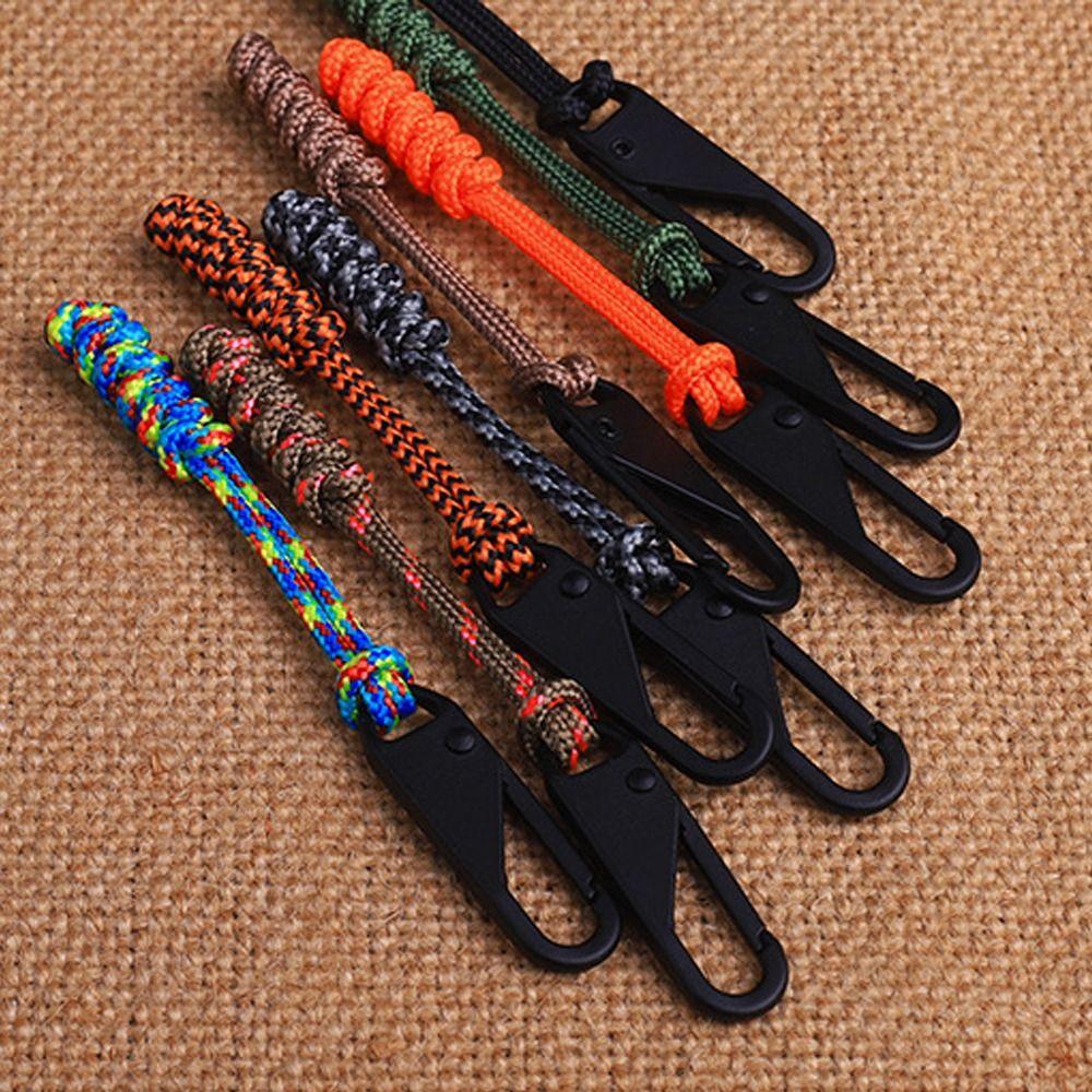 Detachable Zipper Sliders Durable Zipper Replaceable Accessories Creative Pull Rope Outdoor