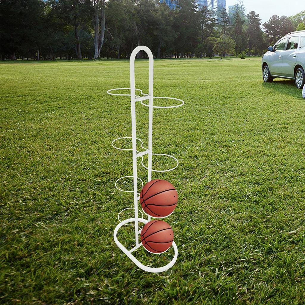 Organizer Vertical Stand for Soccer And Basketball in Garage