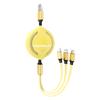 knuz4 Three-in-one Fast-charging Charging Cable IPhone Charger USB Data Cable For Chevrolet Cruze Spark Captiva Suburban Camaro Malibu