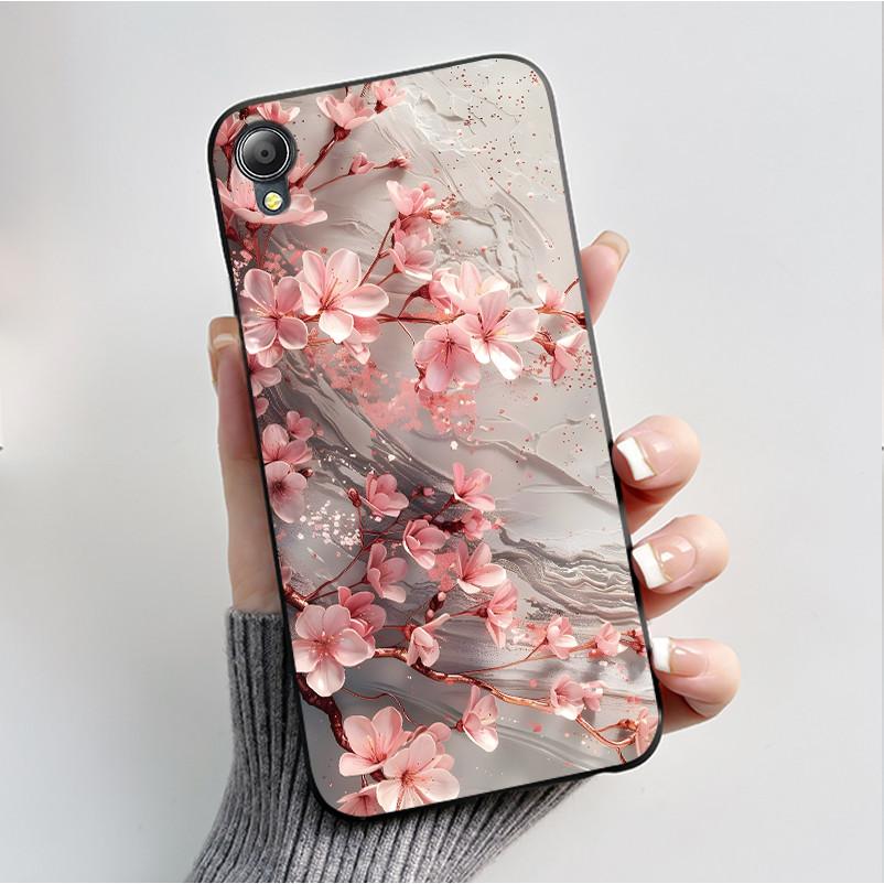 For Asus Zenfone Live (L1) ZA550KL Case Soft Silicone Black Shell Cover Funda Cute Flower Cartoon Printing Phone Casing Capa