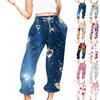 Women's Valentine's Day Print Casual Drawstring Elasticated Waist Drawstring Pants