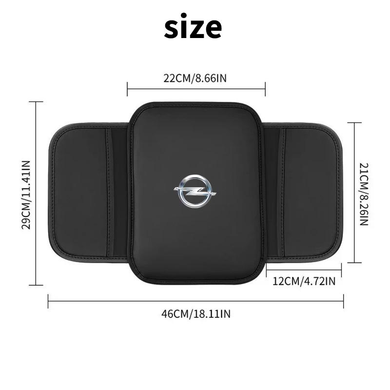 XEFP9 Car Armrest Box Pad Auto Armrest Mat Auto Accessory For Opel Corsa Astra Insignia Vectra Zafira Meriva Mokka Grandland Vivaro