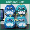 Cute Eggshell Backpack With Robot Print Designfor Preschool Use
