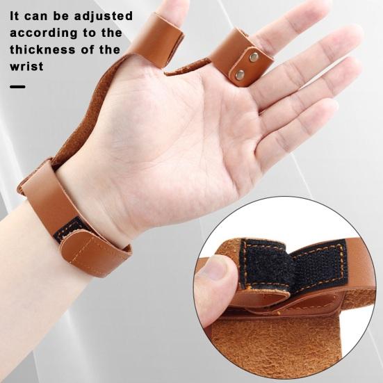 Перчатки для стрельбы из лука Yousheng, защита для рук из искусственной кожи, защита для пальцев для молодежи и взрослых, уличная защита для рук с луком и стрелами