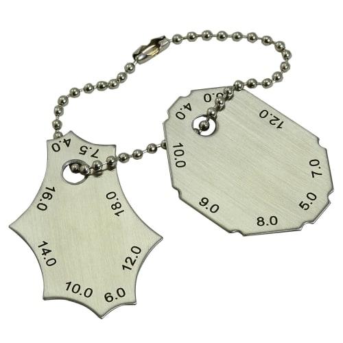 RIVERWELD Welding Gauge Two-Piece Gauge