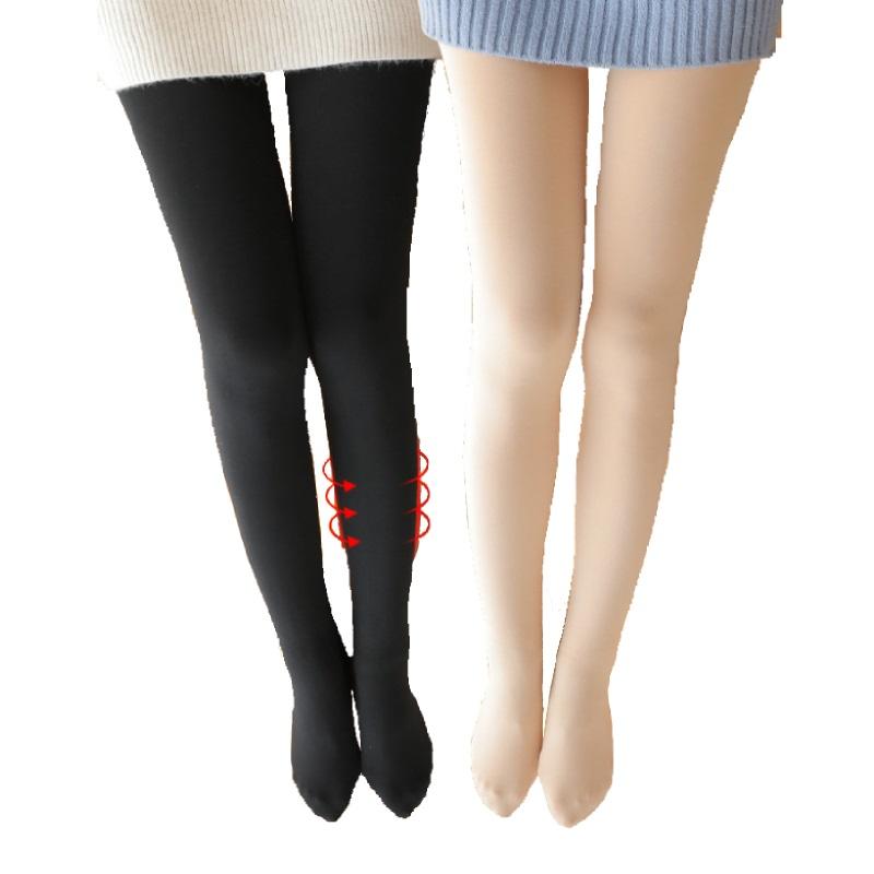 Легкие ноги осенне-зимнего цвета кожи богов плюс бархатные цельные брюки, тонкие женские колготки, верхняя одежда, утепленные теплые нижние брюки