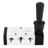 4H310 10 Hand Pull Pneumatic Mechanical Valve PT3 8 2 Position 5 Way