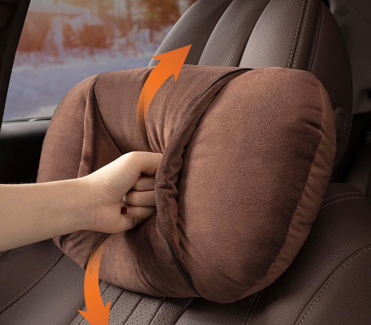 Зимние чехлы на сиденья для Haval Big Dog 2-го поколения H6 с фланелевым подголовником и поясничной поддержкой "Raptor"