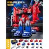 magnetic transform excavator toy deformation robot building block engineering vehicle assemble toy for boys kids construction play