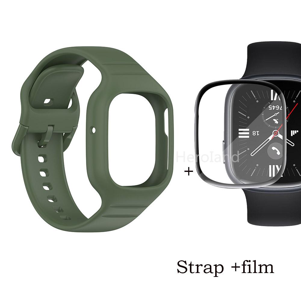 Спортивный силиконовый ремешок для часов Huawei Honor Watch 4, ремешок для смарт-часов, браслет для Honor Watch4, аксессуары, ремешок 2 в 1