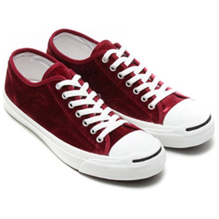 Converse Jack Purcell Comfortable Canvas Shoes Women Sneakers Burgundy 562172C