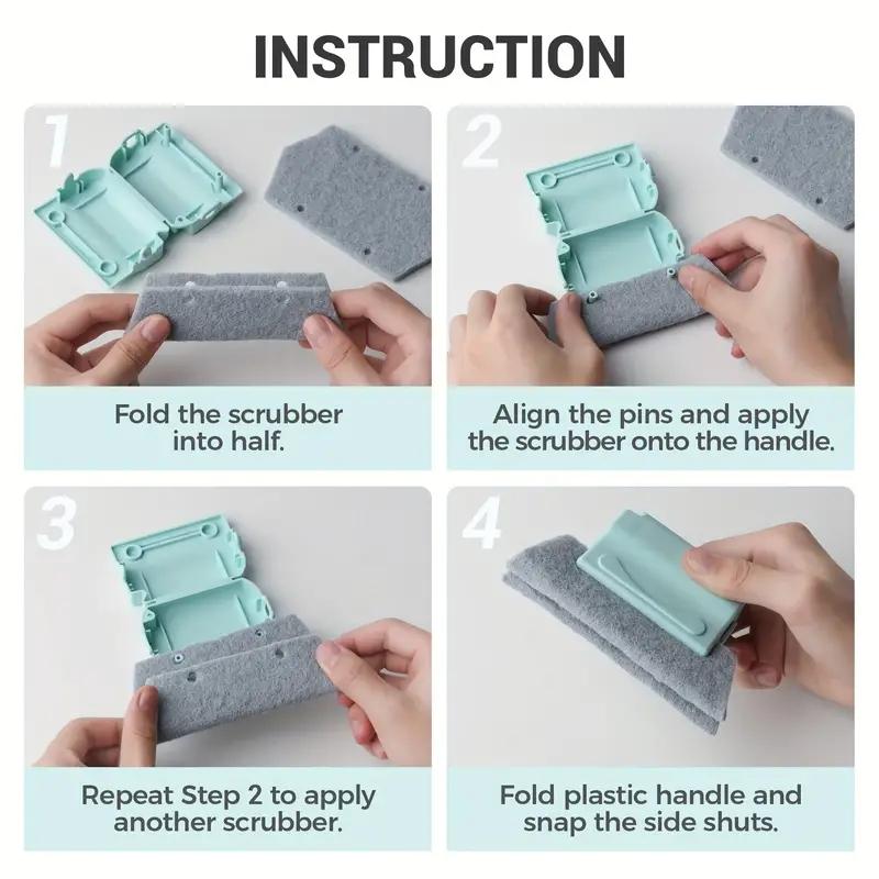 Креативная ткань для чистки оконных канавок, слот для щетки, ручная многофункциональная дверная щетка, кухонная щетка для клавиатуры, домашние инструменты