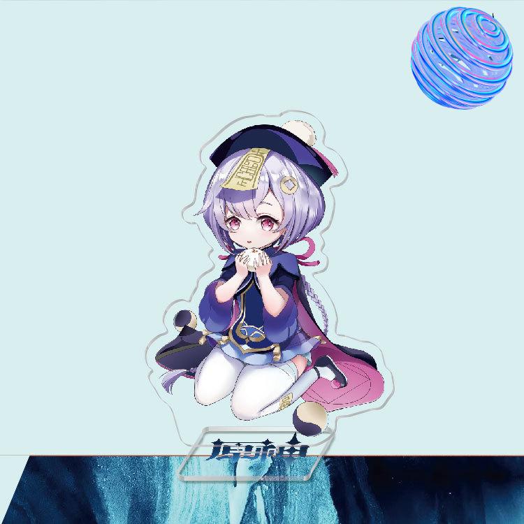 Anime Game Genshin Impact Peripheral Acrylic Cosplay Character Hero Theme Stand Acrylic Figure Stand Model Plate Desk Decor Ornament Gift