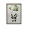Plakat Panda Na Spadochronie - Bezkresne Niebo Plakat Panda Na Spadochronie - Bezkresne Niebo, 30X40 Cm, Rama Aluminiowa Złota, Papier Matowy 230 Gsm