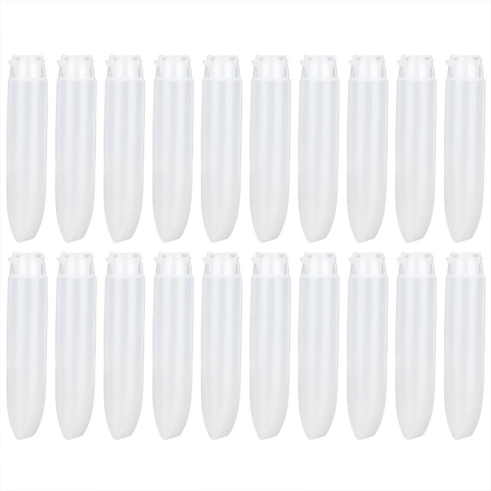 20Pcs Soft Tube Cosmetic Squeeze Bottles Refillable Shampoo Bottles  For Facial Cleanser