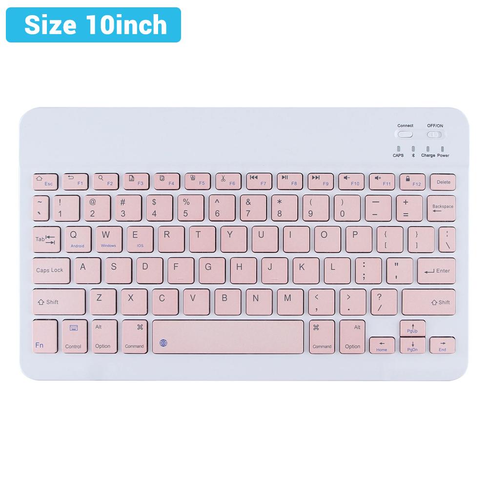 Bluetooth-клавиатура для iPad Xiaomi Samsung Huawei планшетный ноутбук IOS Android русская арабская корейская портативная беспроводная клавиатура