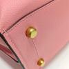 [Pre-Owned] Willow 35 Pebble Grain Zip Lock Long Handle Leather Tote Bag Large - Excellent #73BUES