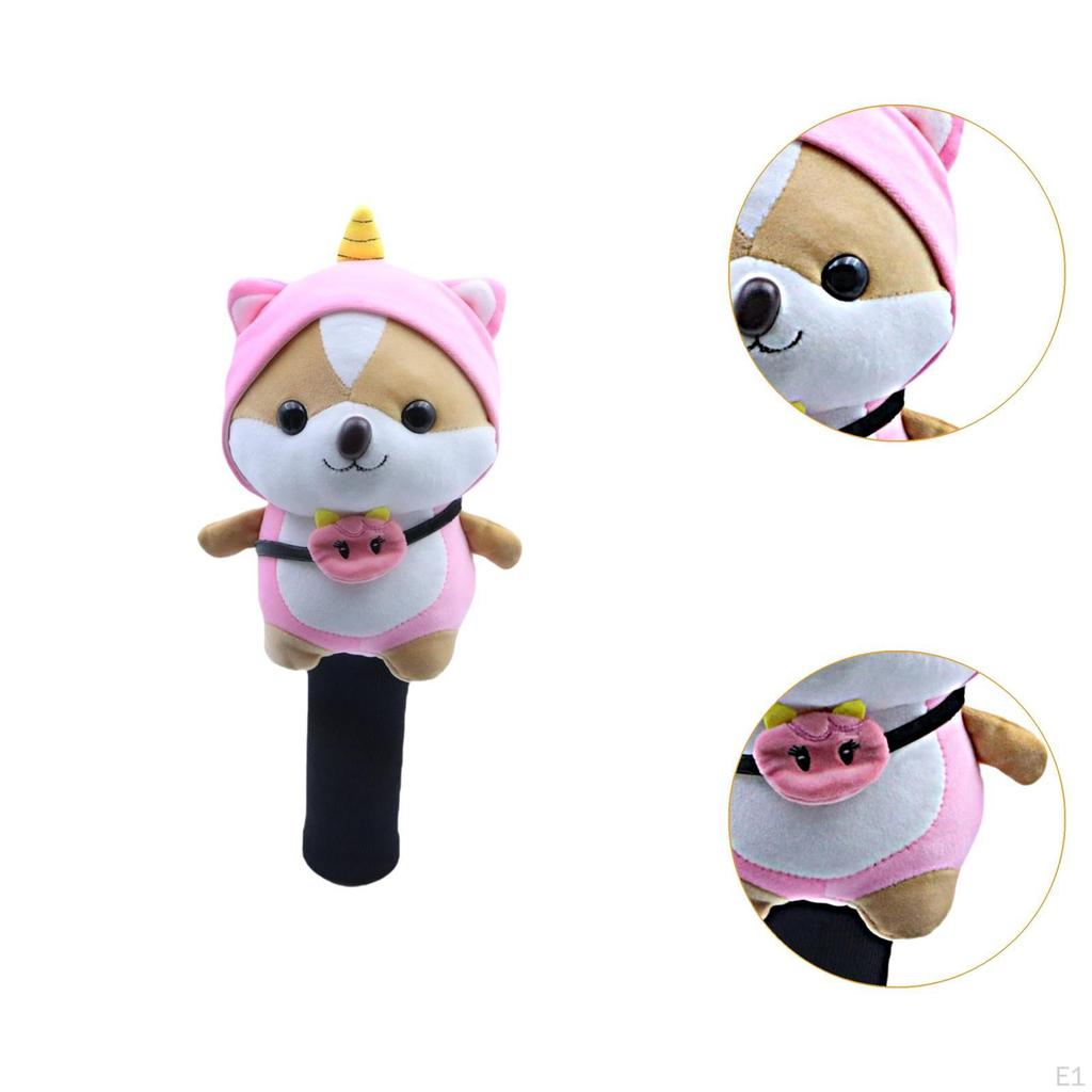 Stuffed Doll Golf Fairway Wood Headcover Sleeve Equipment Transport Protect Guard Cartoon
