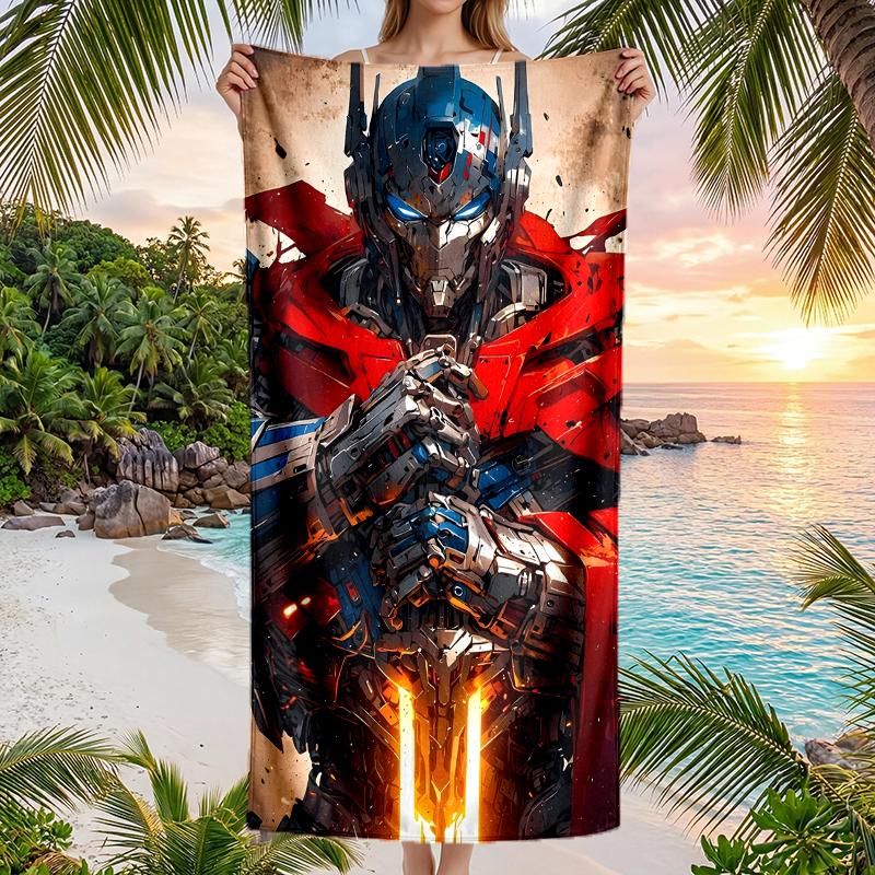 Transformers Fashion Beach Towel: Ideal for Summer Adventures Soft, absorbent and quick drying suitable for swimming and bathing