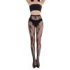 Skull Pattern Jacquard Fishnet Stockings - European & American Style Hollow Design