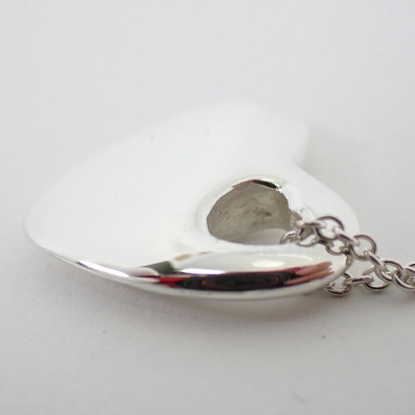 [Б/у] TIFFANY/Tiffany 925 кулон/ожерелье в форме сердца [g373-55]