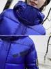 Women Long Winter Jacket Glossy Hooded Windproof Warm BIO Down Coat Oversize Cotton Padded Parkas