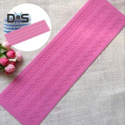 Пищевая форма для помадки, многоразовая многофункциональная форма для выпечки кружевной подушки