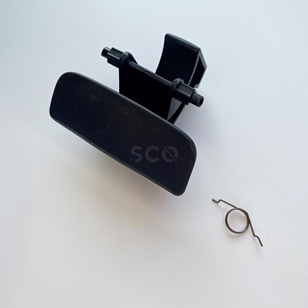 For Megane MK3 for Fluence Glove Box Lid Handle Glove Box Button Black Beige Spring Included Glovebox Latch 682521285R