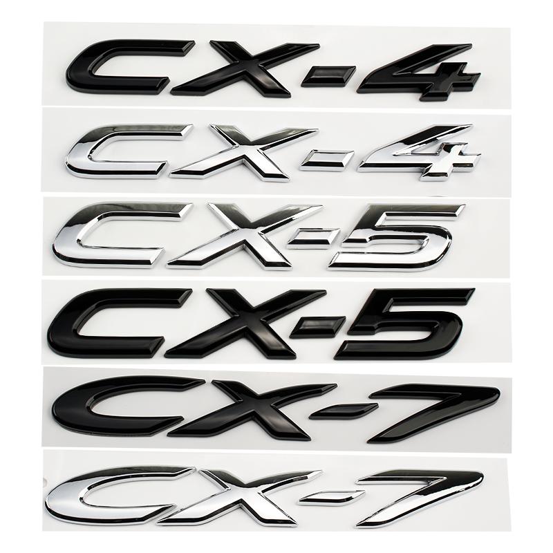 Car ABS Rear Trunk Words Letters Logo Badge Emblem Decals Sticker for Car Body Decoration Accessories