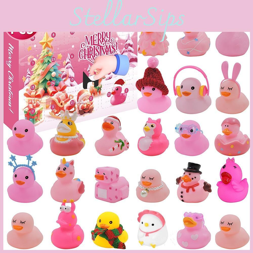 Whimsical Rubber Duck Blind Box For Kids Exciting Christmas Countdown Toy Gift Collection