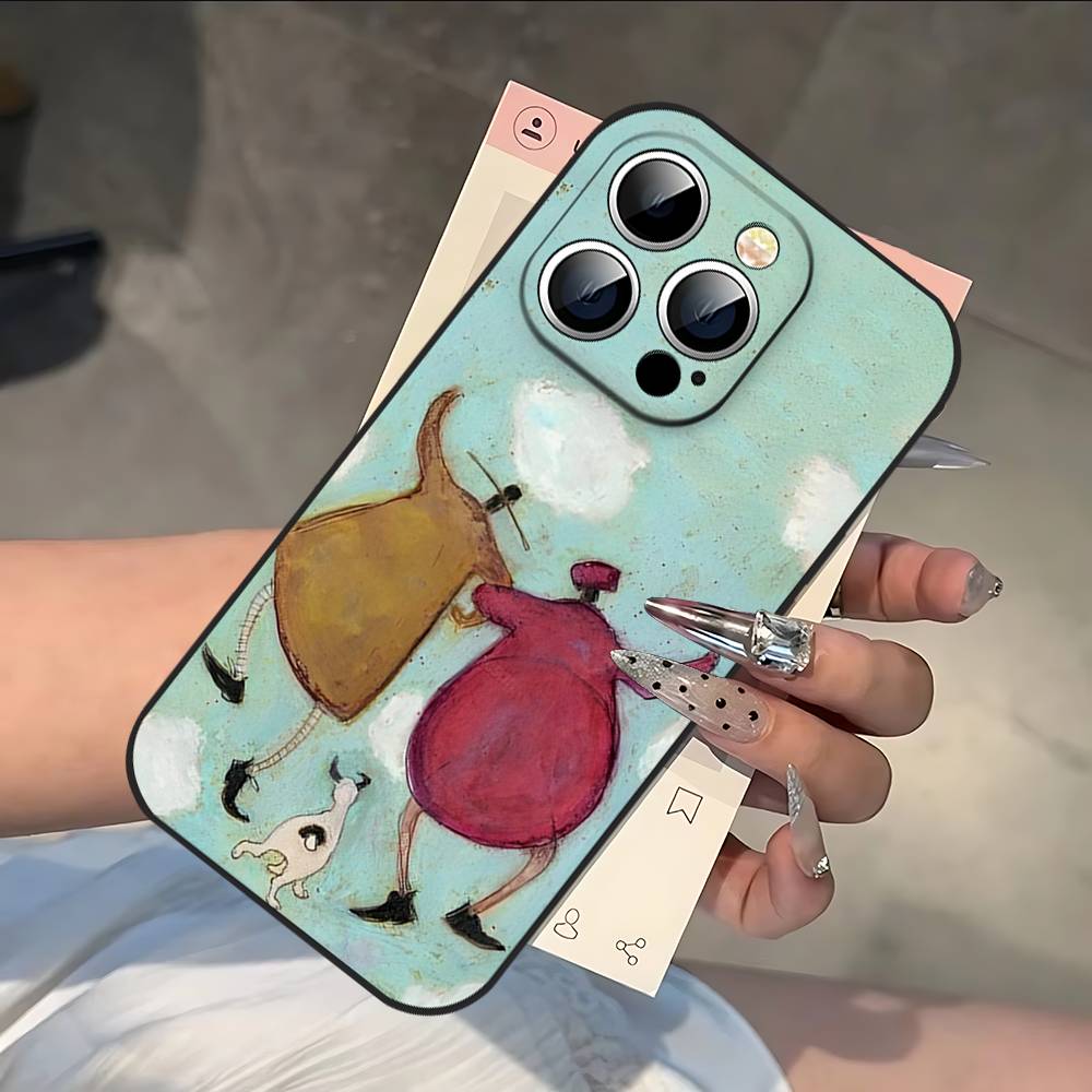 Чехол для телефона Sam Toft для iPhone 17 16 15 14 13 12 11 PRO MAX PLUS Mini из ТПУ, мягкий, приятный для кожи