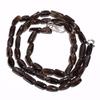 Natural Smoky Quartz Gemstone Fancy Tube Smooth Beads Necklace 17" UB-3546 UB-3546