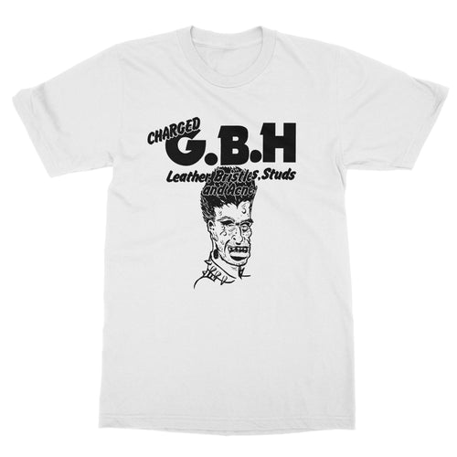 Новая Хлопковая Футболка Charged GBH с Графикой Унисекс Летняя С Коротким Рукавом Модный Бренд Футболка Роскошная Повседневная Винтажный Ретро Топ