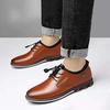 Men's Fashion Casual Leather Shoes Business Suit British Style Casual Shoes