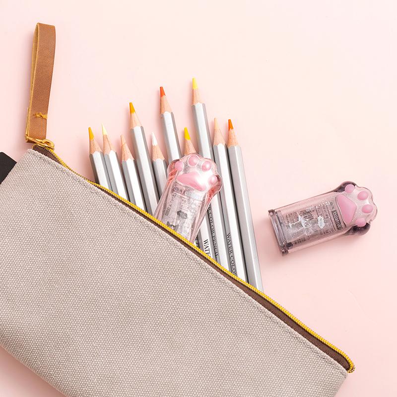 Милая кошачья лапа точилка для карандашей Kawaii школьные принадлежности Студенческий приз Детский подарок