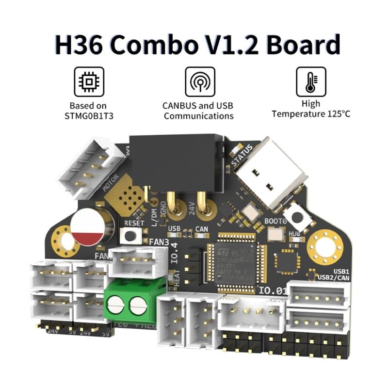 H36 Комбинации Плата Инструмента 3D-печати с переключателями CAN/USB и акселерометром ADXL345 для точного управления