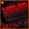 Xiaomi Новые колпачки для клавиш для 60/64/84/98/108 Игровой механической клавиатуры MX Switch 135 Клавиш OEM PBT Боковая гравировка Красно-черный Градиентный цвет