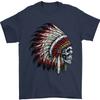 Indian Skull Headdress Biker Motorbike Unisex T-shirt