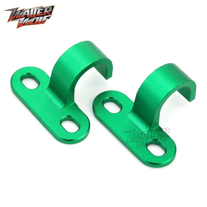 Brake Line Cable Clamp Holder For Kawasaki KLX450R KX450 KX250 KX250F KX450F KX KLX 450 450X 250 250X Brake Hose Guide Clips