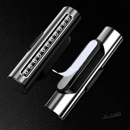JUJUGO Magnetic Stainless Steel Plates, Set of 20 (65mm X 8mm), with Strong Adhesive Tape, for Car Mounts, Refrigerator Bulletin Boards, DIY Metal She