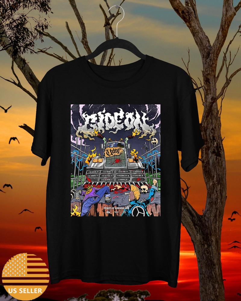 Gideon Band Летний Тур Новая Хлопковая Футболка Полный Размер S-5XL Унисекс Футболка