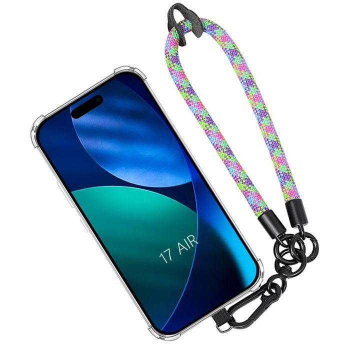 Coque de Téléphone - BOOLING - pour iPhone Air - Silicone Anti-Rayures Antichoc avec Bracelet Amovible